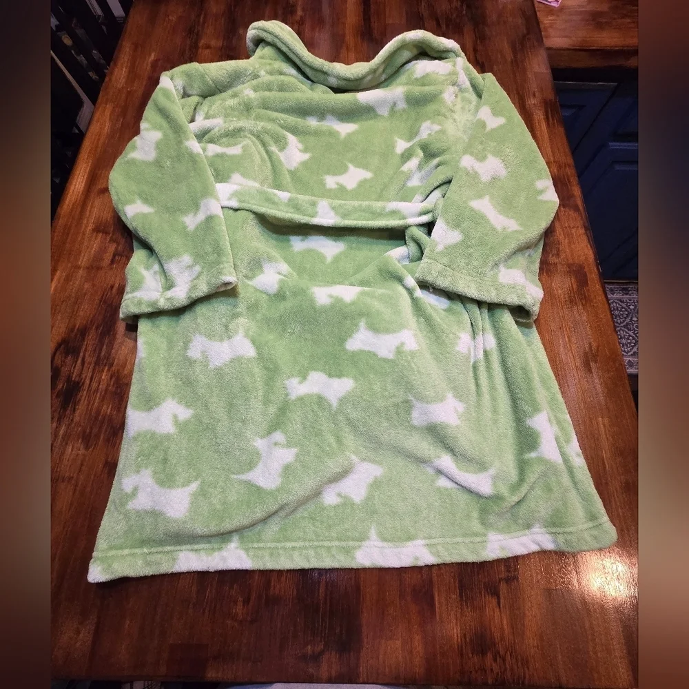 Scotty-Dog women’s robe Lime Green Size Large
